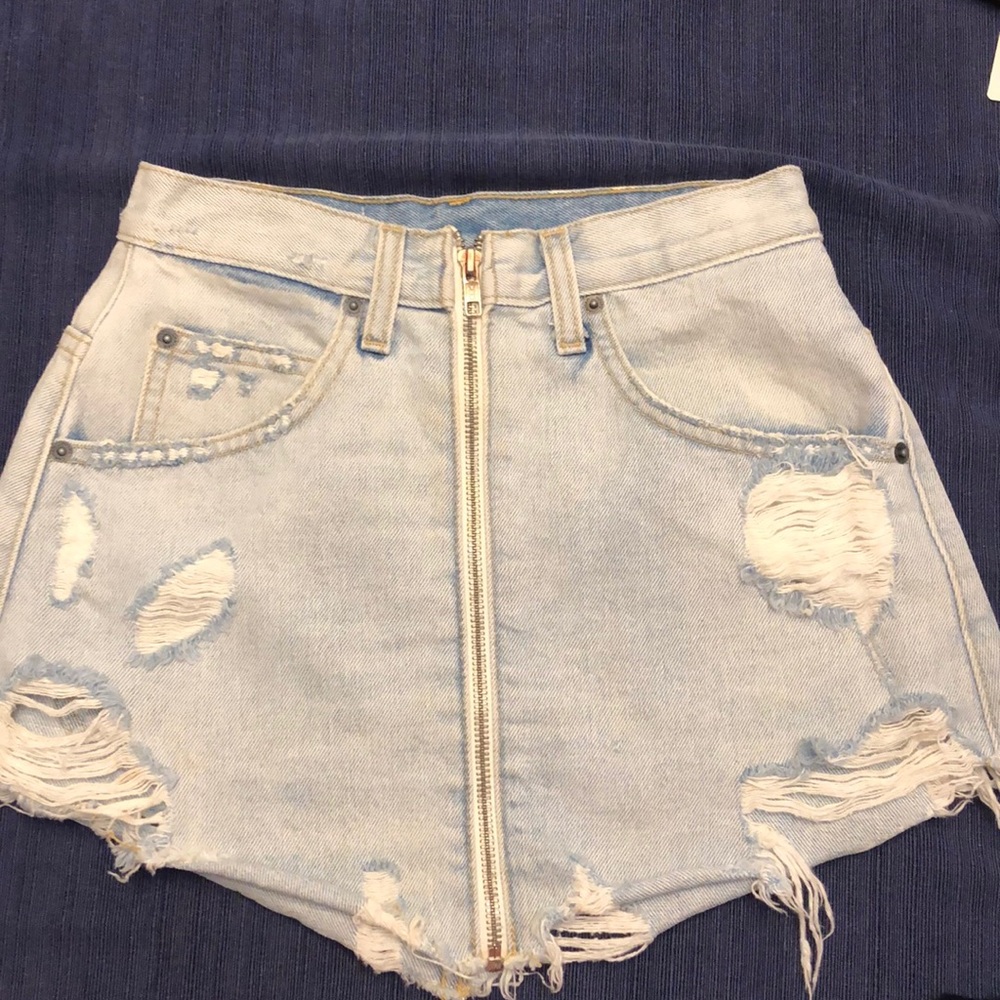 Denim skirt